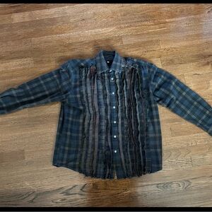 Rebuild by Needles Ribbon Flannel Shirt